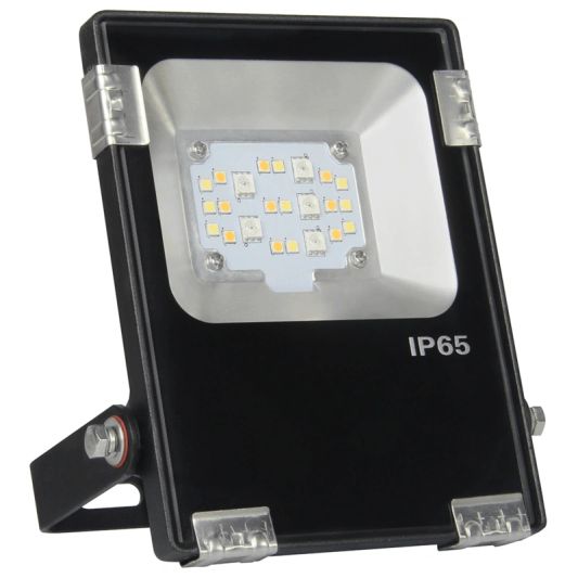 RGBWW WLAN Scheinwerfer 10 Watt mit Fernbedienung und 1-4 Lampen