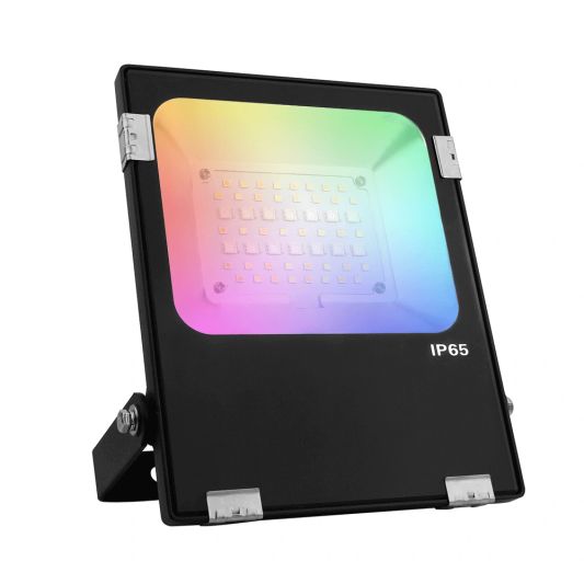 RGBWW WLAN Scheinwerfer 20 Watt mit Fernbedienung und 1-4 Lampen