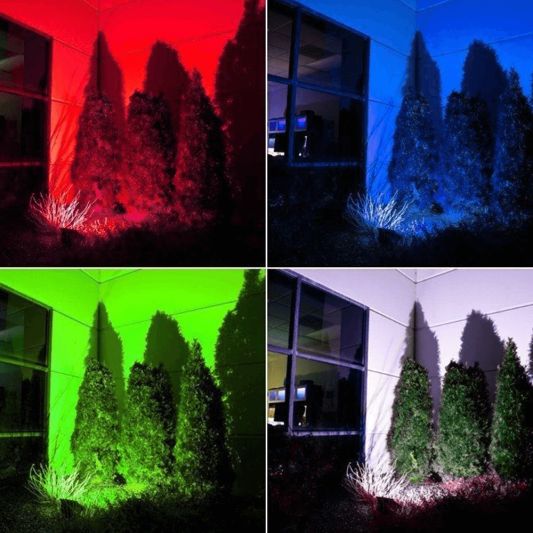 RGBWW WLAN Scheinwerfer 20 Watt mit Fernbedienung und 1-4 Lampen