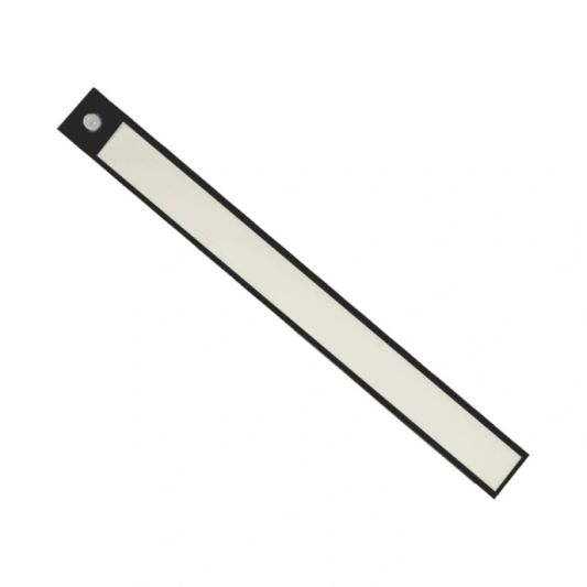 Schrankbeleuchtung mit Sensor – Dual White – 40 cm – Wiederaufladbar – Schwarz