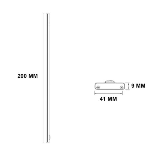 Schrankbeleuchtung mit Sensor – Dual White – 20 cm – Wiederaufladbar – Silber – Vorteilsset mit 4 Stück
