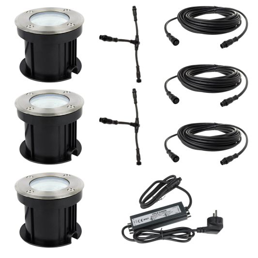 Smart ZigBee gebaut - im Erdgeschoss 9w rund - Starterset