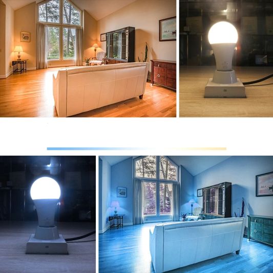 Smarte Zigbee Lampe - 12 Watt E27 Fassung- RGB+CCT - Vorteilsset mit 3 Stück