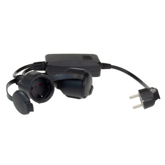 Smarter Außenstecker doppelt