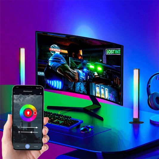 Smarter RGB Dreamcolor Tischlampen-Set – Ideal für Gaming
