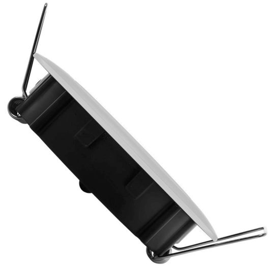 schwenkbare spotarmatur rund weiss geeignet fuer gu10mr16