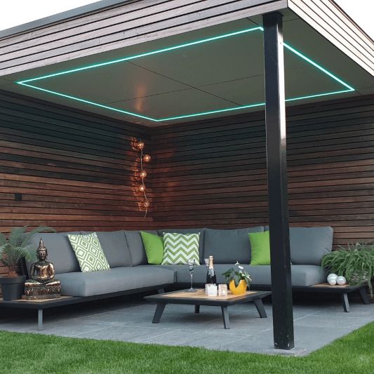 Terrassenüberdachung Beleuchtung Set 9 Meter