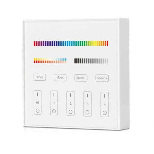 Touch Modul 4 Zonen RGBWW Fernbedienung Wandmodul mit Strom