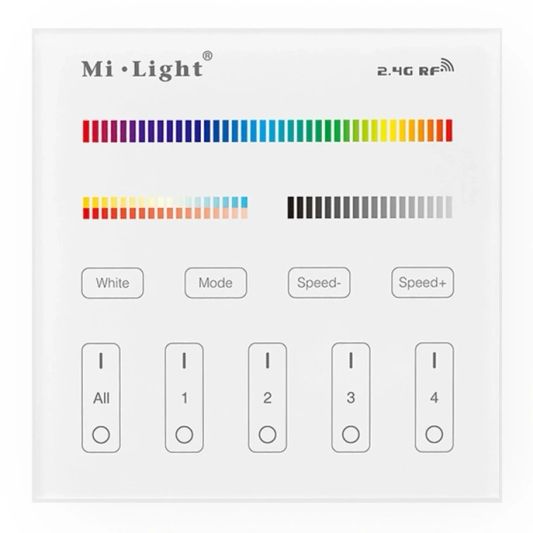 Touch Modul 4 Zonen RGBWW Fernbedienung Wandmodul mit Strom