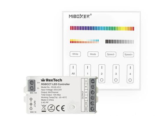 Touch Modul 4 Zonen Wandmodul RGBWW - komplett