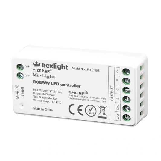 Touch Modul 4 Zonen Wandmodul RGBWW - komplett