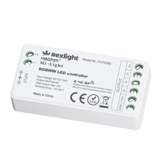 Touch Modul 4 Zonen Wandmodul RGBWW - komplett