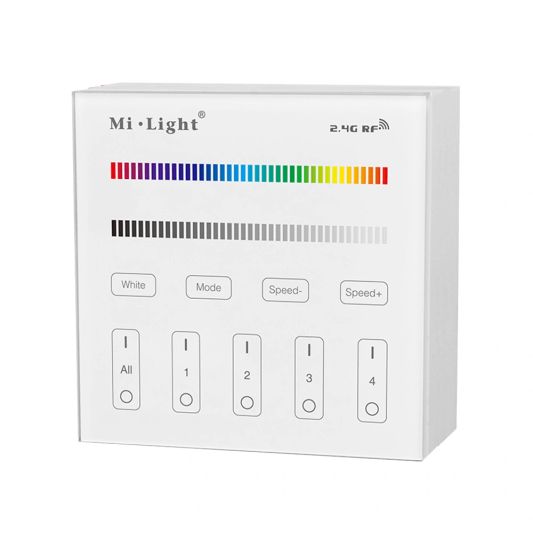 Touch Modul Wandbedienung kabellos RGB und RGBW auf Batterie Milight lose