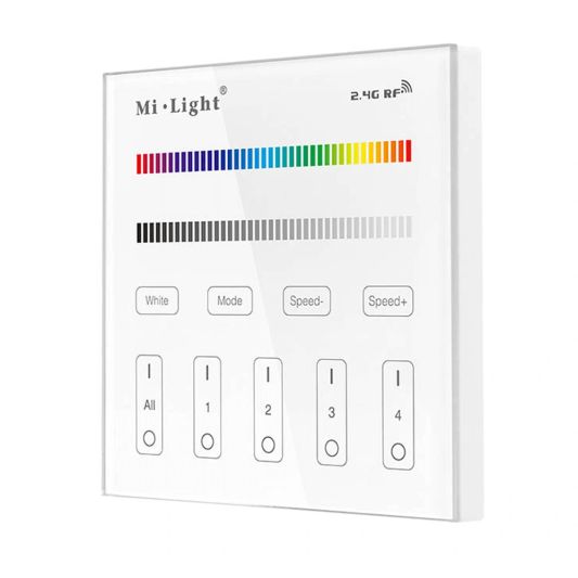Touch Modul Wandbedienung kabellos RGB und RGBW auf Strom