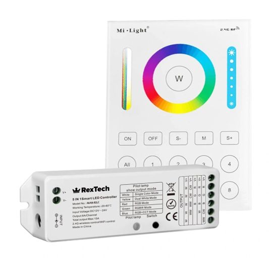 Touch Wandmodul kabellos 8-zonen für alle Farben mit Steuerung