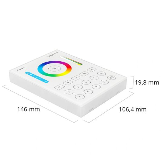 Touch Wandmodul kabellos 8-Zonen für alle Farben