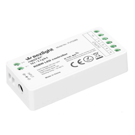 Touchpanel Wandbedienung inklusive Controller – kabellos und batteriebetrieben