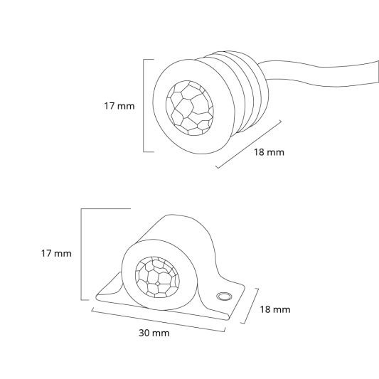Treppenbeleuchtung LED Streifen Warmweiß 130 CM – komplettes Set inklusiv Profil