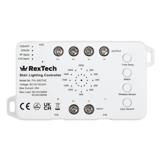 Treppenlicht-Sensor-Set mit Mehrzonensteuerung