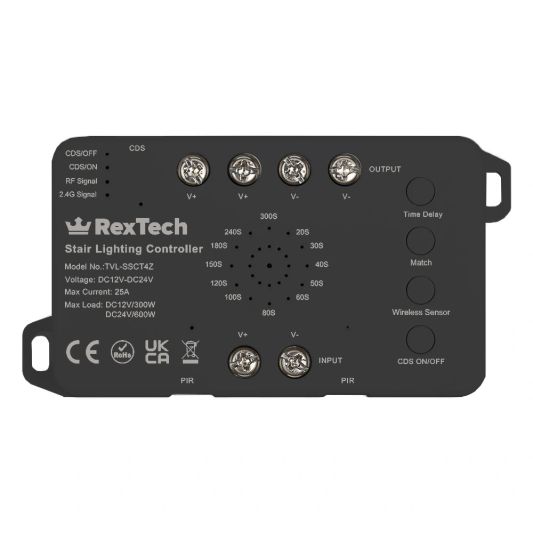 Treppenlicht-Sensor-Set mit Mehrzonensteuerung