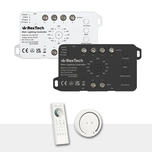 Treppenlicht-Sensor-Set mit Mehrzonensteuerung