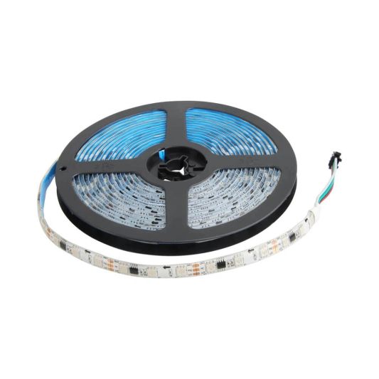 Tuya Dreamcolor LED Streifen Set 5 Meter 12V IP65 - 60 LEDs p/m - Inklusive IR Fernbedienung