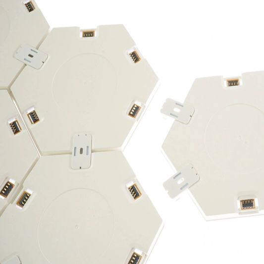 Tuya Hexagon RGBIC Wand-/Tischleuchten | 6er-Set