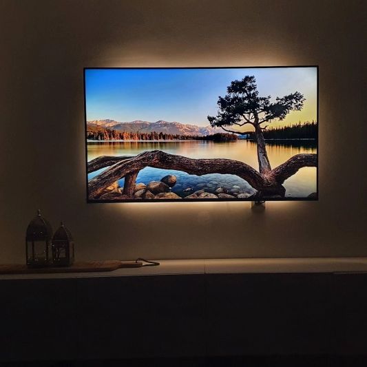 TV LED Streifen Set mit 2 RGB Streifen für TV’s von 32 bis 40 inch