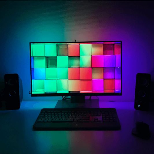USB Gaming Monitor Ambilight LED Streifen - 34"