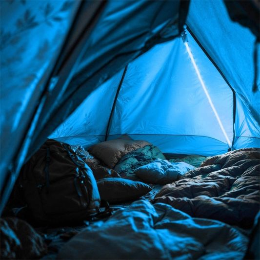 USB LED Streifen blau komplettes Set