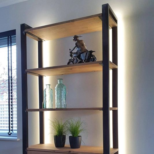 USB LED Streifen hellweiß komplettes Set