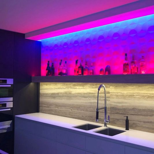 USB LED-Streifen RGBWW App Bedienung - 100 cm