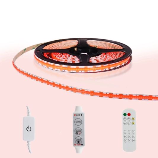 USB LED Streifen rot komplettes Set