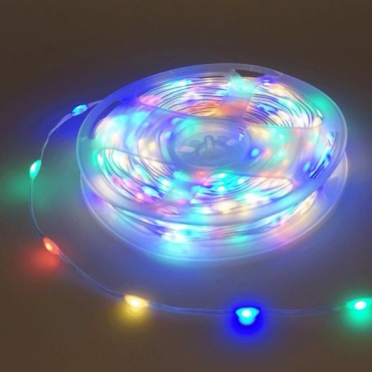 USB Lichterkette - RGB - 10 LEDs p/m - 20m