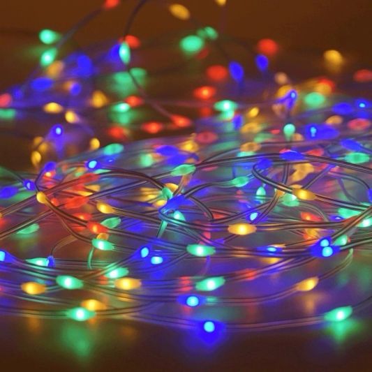 USB Lichterkette - RGB - 10 LEDs p/m - 20m