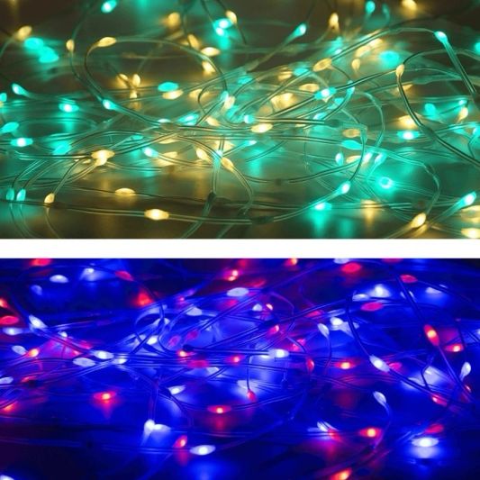 USB Lichterkette - RGB - 10 LEDs p/m - 20m
