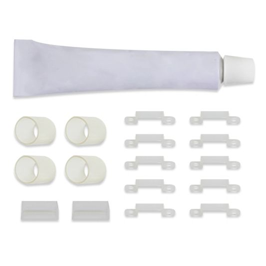 Anschließen und Befestigungsset für wasserdichte LED -Streifen