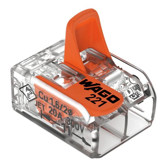 Wago Verbinder 2-Weg Schweißklemme Set 16 Stück