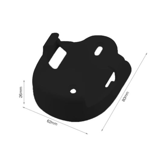 Wandhalterung für Fernbedienung Schwarz