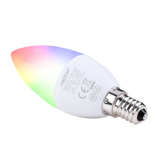 Wlan led Kerzenlampe RGBWW 4W E14 Fassung 6er-Vorteilsset