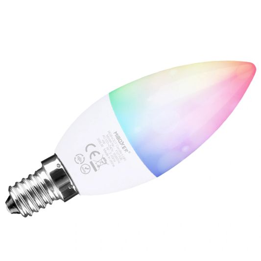 Wlan led Kerzenlampe RGBWW 4W E14 Fassung 6er-Vorteilsset