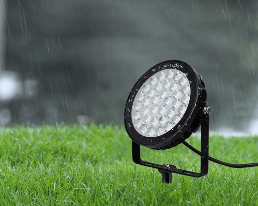 1-4 RGBWW Wifi LED Tuinspots set met afstandsbediening 25 watt