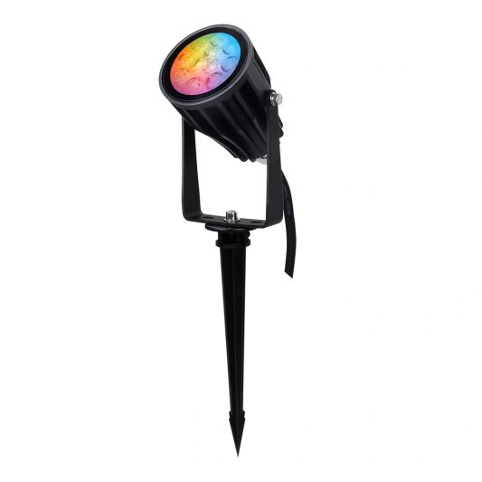 WLAN LED Gartenstrahler mit RGBWW Farben 6 Watt