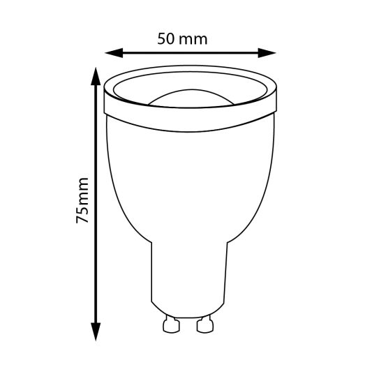 WLAN Set mit 1 bis 4 RGBW LED Strahler 5W GU10 Fassung