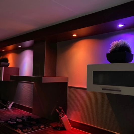 WiFi Smarter LED Spot 4 Watt – GU10 Fassung – RGB+CCT Multicolor und Weiß – Vorteilset mit 10 Stück