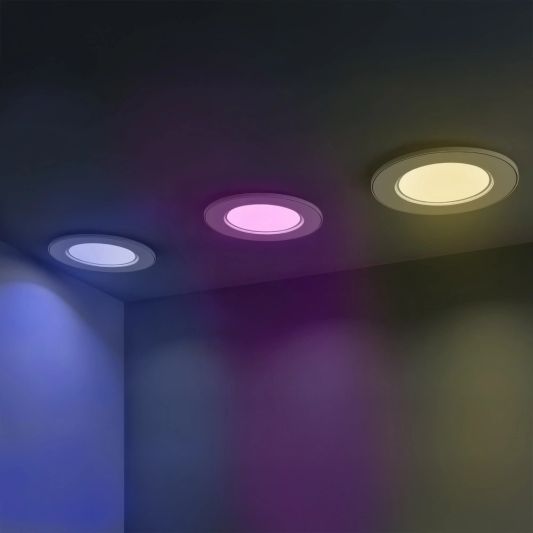 WLAN Set mit 1 bis 4 RGBW LED Strahlern 4W GU10 Fassung