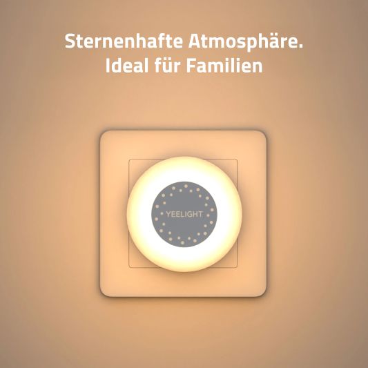 Yeelight Plug-in Nachtlicht 0,5W – Warmweiß – Mit Lichtsensor
