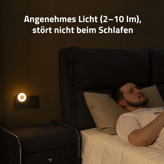 Yeelight Plug-in Nachtlicht 0,5W – Warmweiß – Mit Lichtsensor