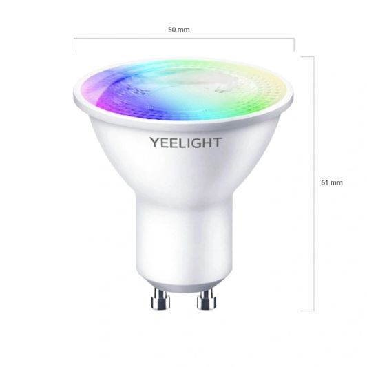 Yeelight Smarter LED Spot – GU10-Fassung – RGBWW Multicolor & Weiß – Vorteilsset mit 6 Stück
