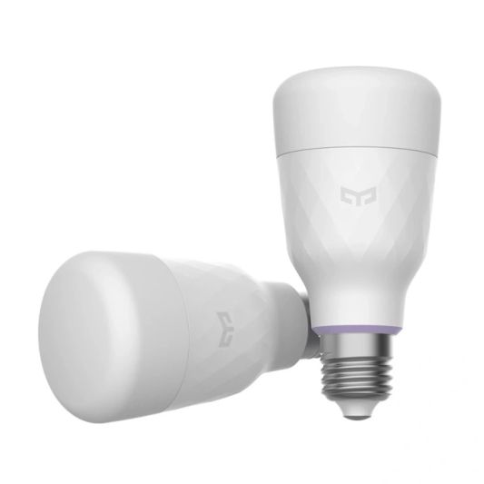Yeelight Smarte LED Lampe mit E27 Fassung – Google Seamless – Warmweißes Licht